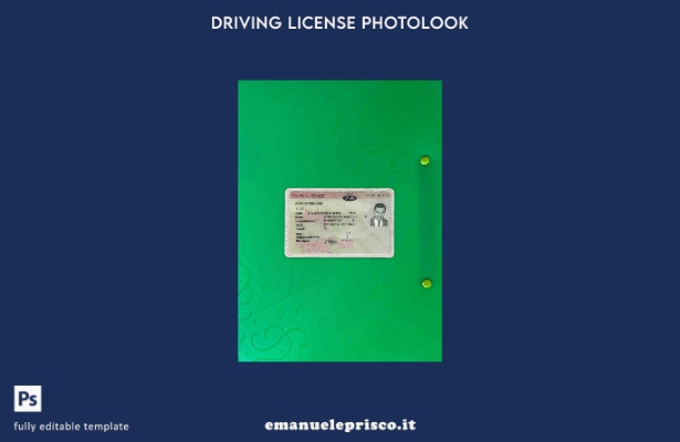 modello FRONTALE photolook DL Sudafrica stile verificato